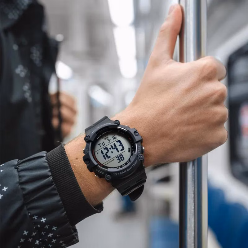 Relógio CASIO Masculino Standard AE-1500WH-1AVDF Preto Masculino - Imagem 3