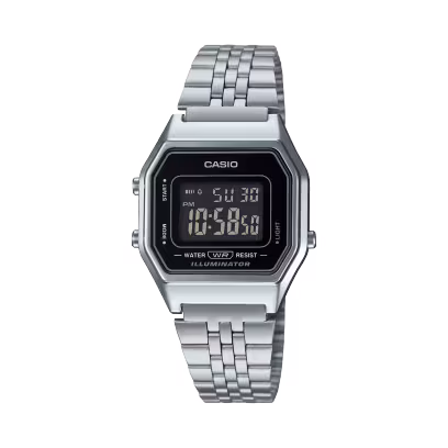 Relógio Casio Prata LA680WA-1B Digital