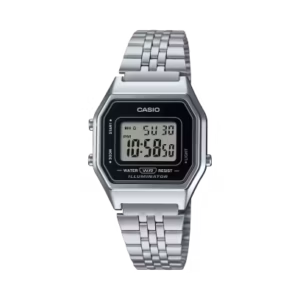 Relogio Casio Vintage Prata LA680WA-1DF Digital