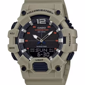 Casio HDC-700-3A3VDF Marrom Anadigi Masculino