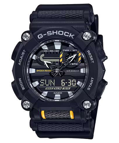 Relógio Casio GA-900-1ADR Preto Anadigi Masculino Resina