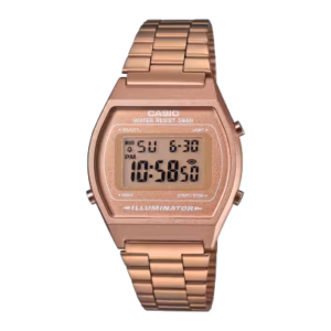 Relógio Casio B640WC-5ADF-SC Vintage Rose Digital Aço Unissex