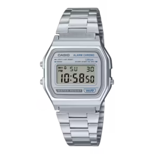 Relógio Casio A158WEA-7DF-SC Vintage Prata Digital Aço Unissex